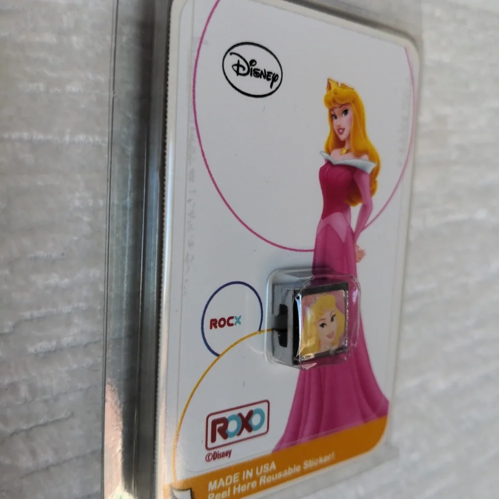 Disney ROXO Aurora Princess Charm And Sticker Set New Sleeping Beauty